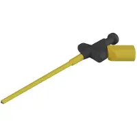 Hirschmann Test & Measurement KLEPS 250 sw Veiligheids-krokodilklem Steekaansluiting 4 mm CAT II 300 V Zwart