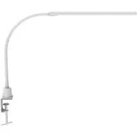 MAUL LED-klemverlichting MAULpirro - 7 W - dimmer met 4 standen - 390 lm - zwenkbaar - klembreedte 45 mm - wit