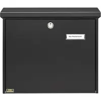 BURG-WÄCHTER | Brievenbus | Wandbrievenbus Comfort | Zwart