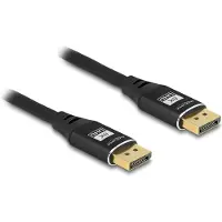 DeLOCK DisplayPort Kabel 8K 60 Hz 3 m schwarz Metall