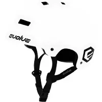 Evolve Casque Curb Glossy White || Maat: L-XL (58-62 cm)