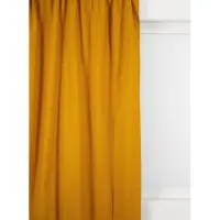 HEMA Kant En Klaar Gordijn Met Plooiband 140x270 (okergeel)