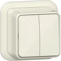 Gira Serie Opbouw Schakelaar 10A 250V Wit - 310510
