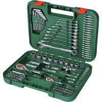 Bosch Ratelset Met Bits En Doppen 132 Stukken