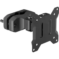 Deltaco - Monitor Arm - Paalklem - Kantelbaar - Draaibaar - 7-32 inch - Max 10kg - Staal - Zwart