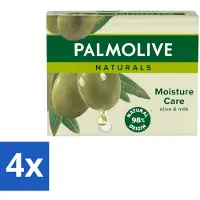 Palmolive Tabletzeep Naturals Olijf Melk 4x 90 gr - Voordeelverpakking - 4 stuks