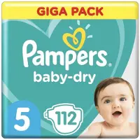 Pampers - Baby Dry - Maat 5 - Mega Pack - 112 luiers