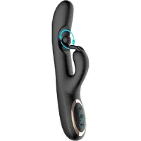 Intoyou IY - Patty - Rabbit Vibrator met Roterende Bal - Zwart