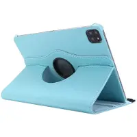 Ntech Hoes geschikt voor Apple iPad Pro 11 inch (2020) - 360° draaibaar Hoes - Baby Blauw