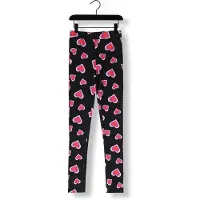 Salty Stitch Meisjes Broeken Hearts Skinny Legging - Zwart - Maat 152