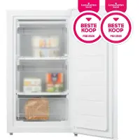 Tomado TFT4702W - Tafelmodel vriezer - 60 liter - 3 vrieslades - Energielabel D - Wit