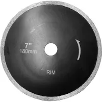 Scheppach Diamant Cirkelzaagblad - Ø180x22,2 mm - Geschikt voor beton en natuursteen