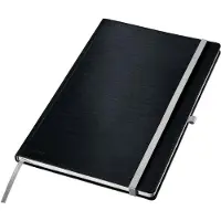 Leitz 44761094 Notitieboek Geruit Satijn-zwart 80 vellen DIN A4