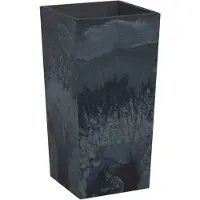 vidaXL Plantenbak uitneembare bak beton-look 11/26,5 L PP antraciet