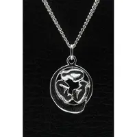 MOOYE ® - Collectie Zilveren Baby drieling in buik ketting hanger
