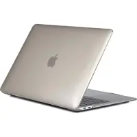 Mobigear Laptophoes geschikt voor Apple MacBook Air 13 Inch (2018-2020) Hoes Hardshell Laptopcover MacBook Case | Glossy - Grijs - Model A1932 / A2179 / A2337