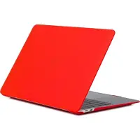 Mobigear Laptophoes geschikt voor Apple MacBook Air 13 Inch (2018-2020) Hoes Hardshell Laptopcover MacBook Case | Matte - Rood - Model A1932 / A2179 / A2337