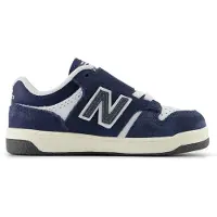 New Balance Infant Boys B480 New-b Hook & Loop White Maat: 22.5 Wide | Schoenen Outlet | kids | Blauw
