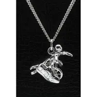MOOYE ® - Collectie Zilveren Triathlon sporter ketting hanger