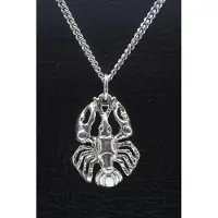 MOOYE ® - Collectie Zilveren Kreeft ketting hanger