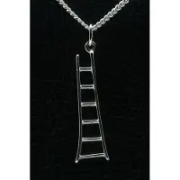 MOOYE ® - Collectie Zilveren Ladder ketting hanger