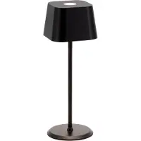 Securit - Tafellamp Oplaadbaar - Malta | 8-10 hrs Brandduur | Dimbaar | Draadloos | 22cm | Zwart
