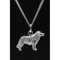 MOOYE ® - Collectie Zilveren Kuvasz ketting hanger - groot