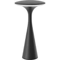 BES LED LED Tafellamp Draadloos Oplaadbaar - Brinton Avior - Aanpasbare Lichtkleur 3000K-4000K-6500K - Spatwaterdicht IP44 - USB-C - Zwart