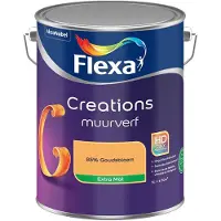 Flexa - Creations Muurverf Extra Mat - 85% Goudsbloem - Mengverf - 5 L