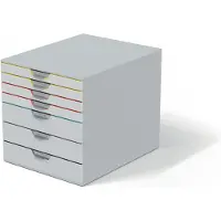 Durable VARICOLOR MIX 7 - 7627 762727 Ladebox Grijs DIN A4, DIN C4 Aantal lades: 7