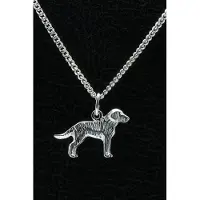 MOOYE ® - Collectie Zilveren Afghaanse windhond ketting hanger