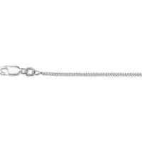 The Jewelry Collection Zilver Gerhodineerde Collier gourmet 1 1329685