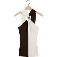 Notre-V Dames Tops & T-shirts Nv-herlina Mix Knit - Multi - Maat M