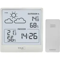 TFA-Dostmann Funk-Wetterstation CLEO 35.1176.02 Draadloos weerstation Verwachting voor 12 tot 24 uur Aantal sensoren max.: 1 stuk(s)