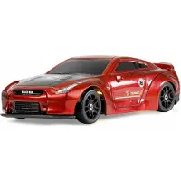 Amewi 1:43 RC auto Elektro Sportwagen Drift Sport GTR Rood Brushed 4WD RTR 2,4 GHz