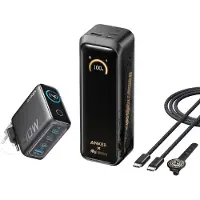 Anker Prime Power Bank Black Myth: Wukong Edition, 20,100mAh 3-Port Portable Charger with 220W, Two-Way Power, TSA-Approved, App Control + 140W USB-C oplader