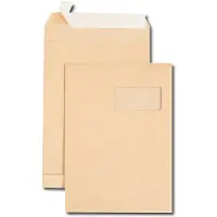 GPV Plooibare verzendenvloppen, C4, bruin, 229 x 324 mm