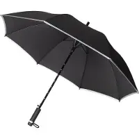FARE 7395 Doggybrella automatische stormvaste golfparaplu met hondenpoepzakje zwart black stormparaplu windbestendig hondenparaplu hond uitlaten