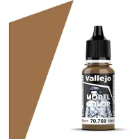 Vallejo Hobbyverf Acrylverf - 70769 Model Color - Mustard Brown - Acryl - Verf flesje - 18 ml