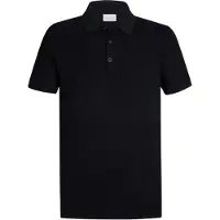 Profuomo Regular Fit Polo shirt Korte mouw donkerblauw