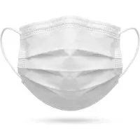 Hygostar mondmasker medisch 3-laags wit 50 stuks met oorelastiek