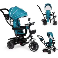Northio Draaibare autostoel voor kinderwagens, geschikt voor driewielers