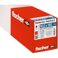 Fischer 566342 PowerFast II Riembouten 10 mm 160 mm Interne vertanding Staal Galvanisch verzinkt 50 stuk(s)