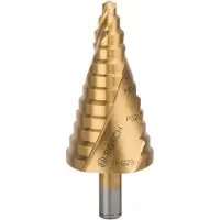 Bosch 2608587435 2608587435 HSS Getrapte boor Gezamenlijke lengte 93 mm TiN 3 vlakken schacht 1 stuk(s)