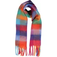Pieces Regenboog Geruite Sjaal Pi15731500125ro