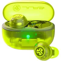 JLab Go Pop Anc Draadloze Oordopjes Met Noise Cancelling - Bluetooth In Ear Transparant Neon Groen In-ear Oordopjes Met Noise-cancelling Green