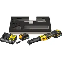 DeWalt DCF510E2G-QW ratelsleutel, 18V XR, 1.7 Ah, Li-Ion, borstelloos, met verwisselbare opzetstukken