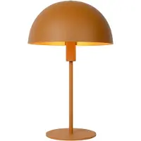 Lucide SIEMON - Tafellamp - Ø 25 cm - 1xE14 - Okergeel