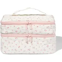 HEMA Beautycase 25x17cm bloemen