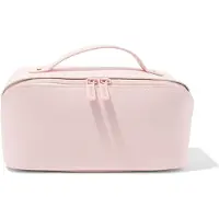 HEMA Toilettas met diagonale rits 24x12x12cm roze